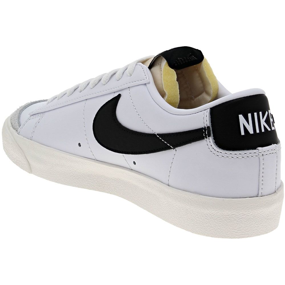 Nike Blazer Low 77 Lifestyle Shoes - Womens White Black Back View