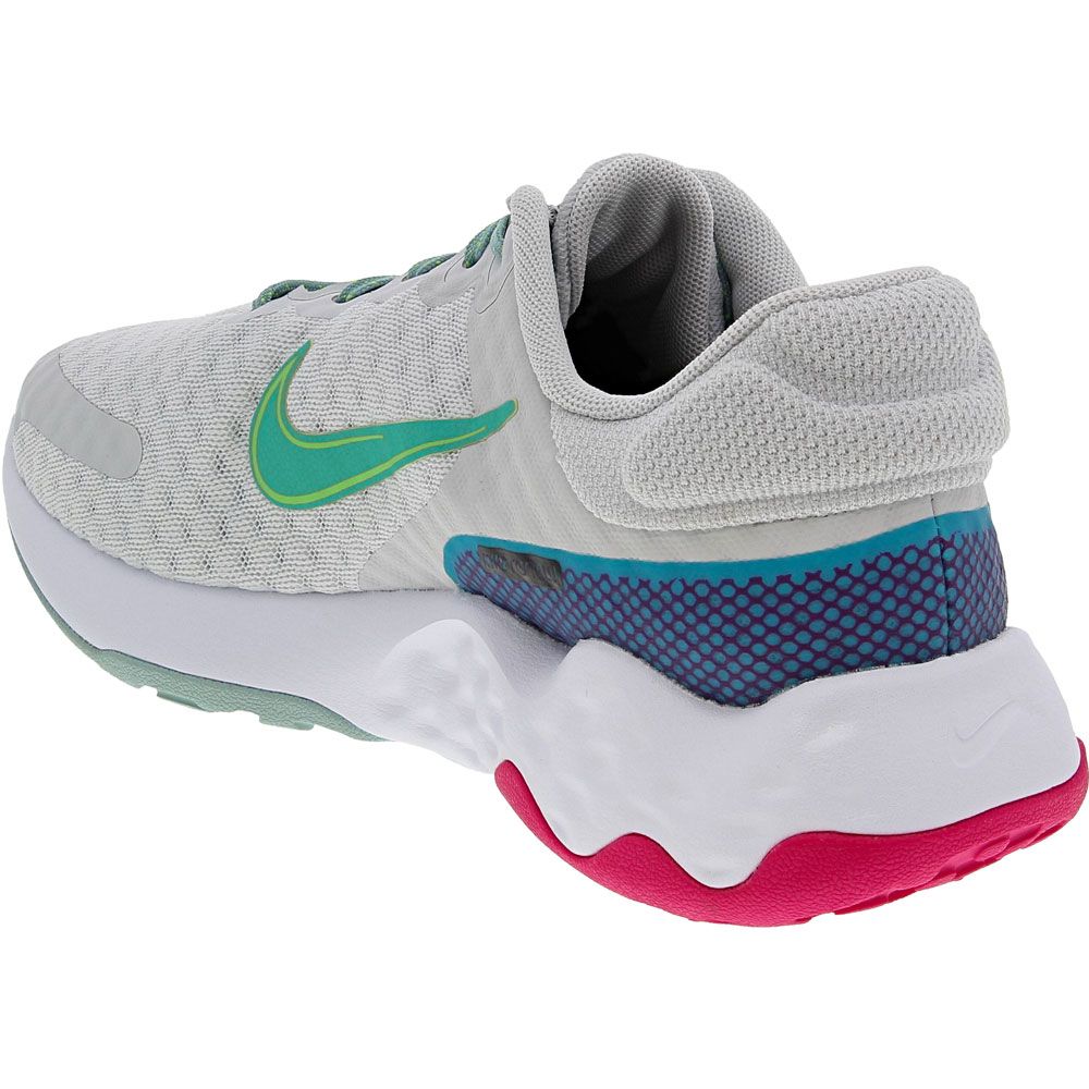 Nike Renew Ride 3 Running Shoes - Womens Photon Dust Teal Back View