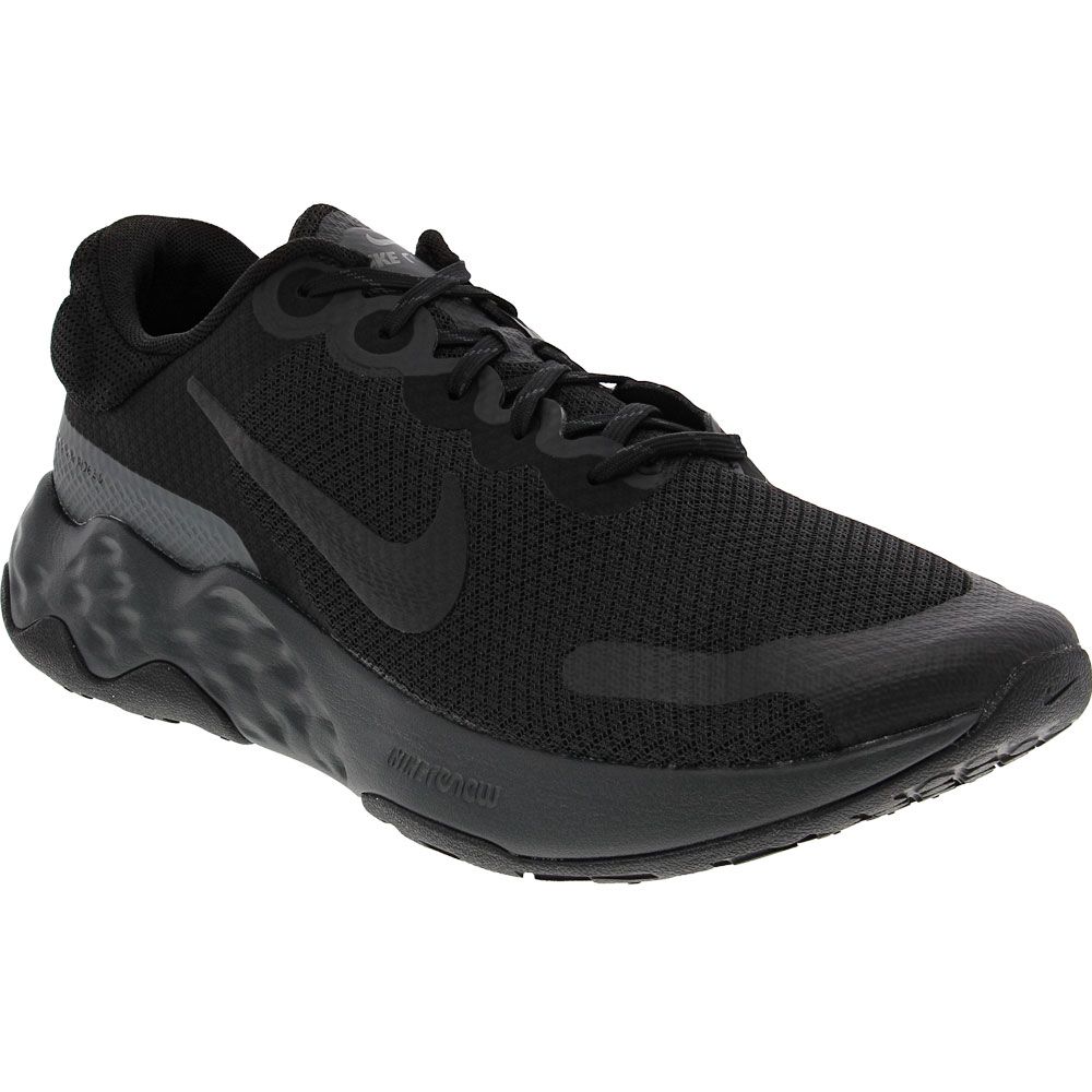 Nike Renew Ride 3 Running Shoes - Mens Black Dark Smoke Grey