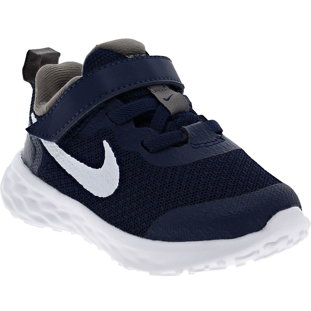 Nike Revolution 6 Td Athletic Shoes - Baby Toddler Navy Black Black