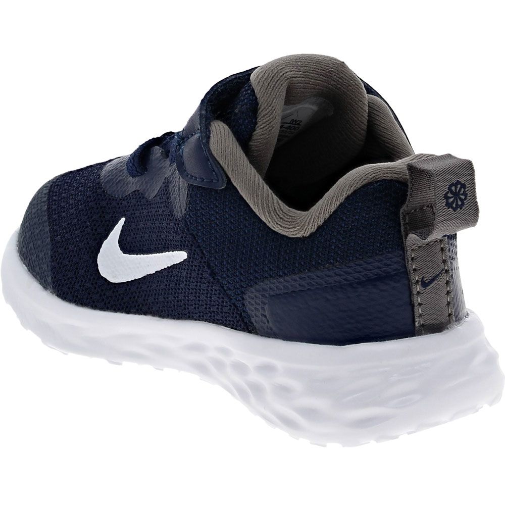 Nike Revolution 6 Td Athletic Shoes - Baby Toddler Navy Black Black Back View