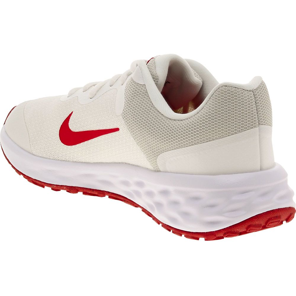 Nike Revolution 6 Gs Running - Boys | Girls Summit White Track Red Back View