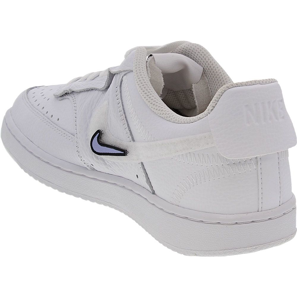 Nike Court Vision Low Val D Lifestyle Shoes - Womens White Back View