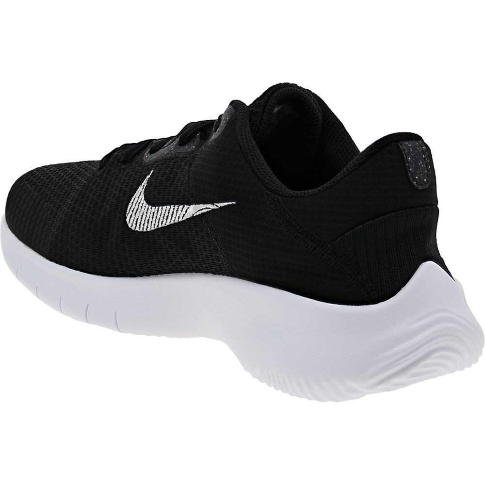 Nike Flex Experience 11 Running Shoes - Mens Black Black White Back View