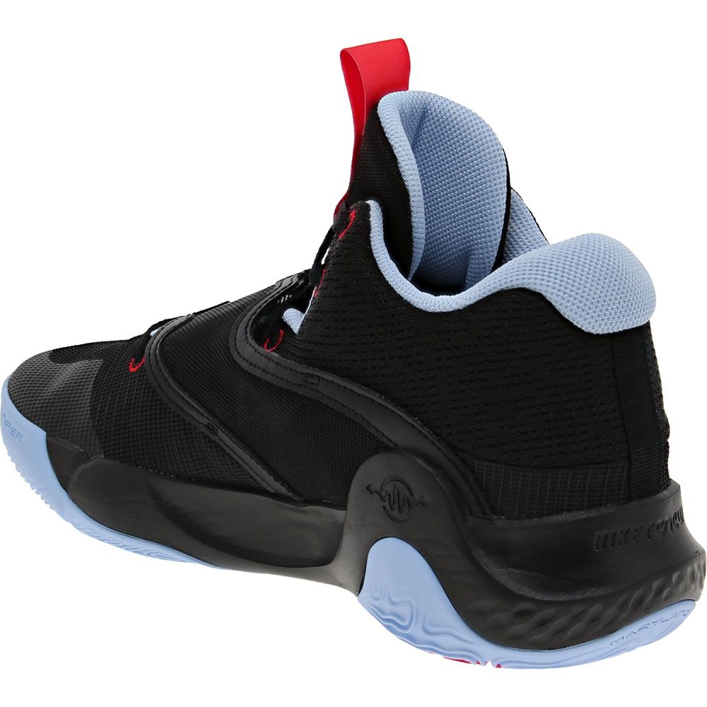 Nike KD Trey 5 X Basketball Shoes - Mens Black Crimson Royal Tint Back View