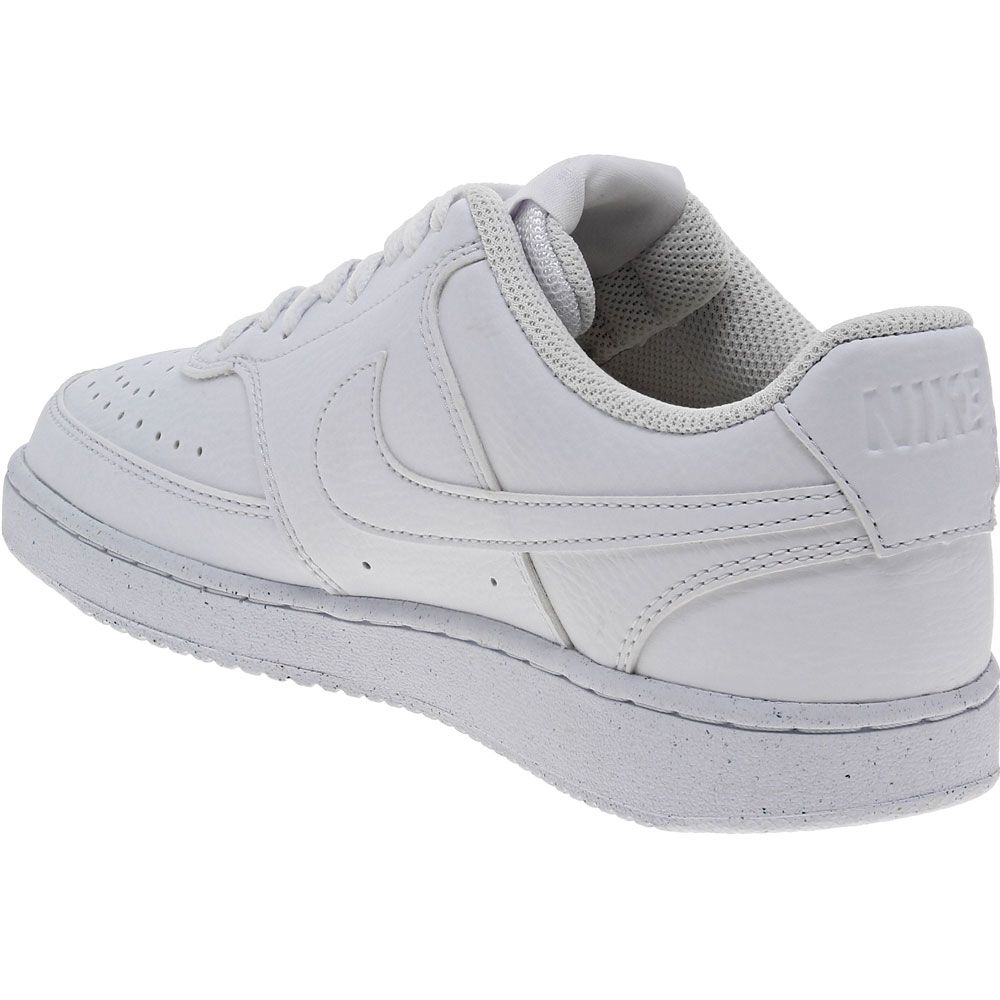 Nike Court Vision Low Nn Lifestyle Shoes - Womens White White White Back View