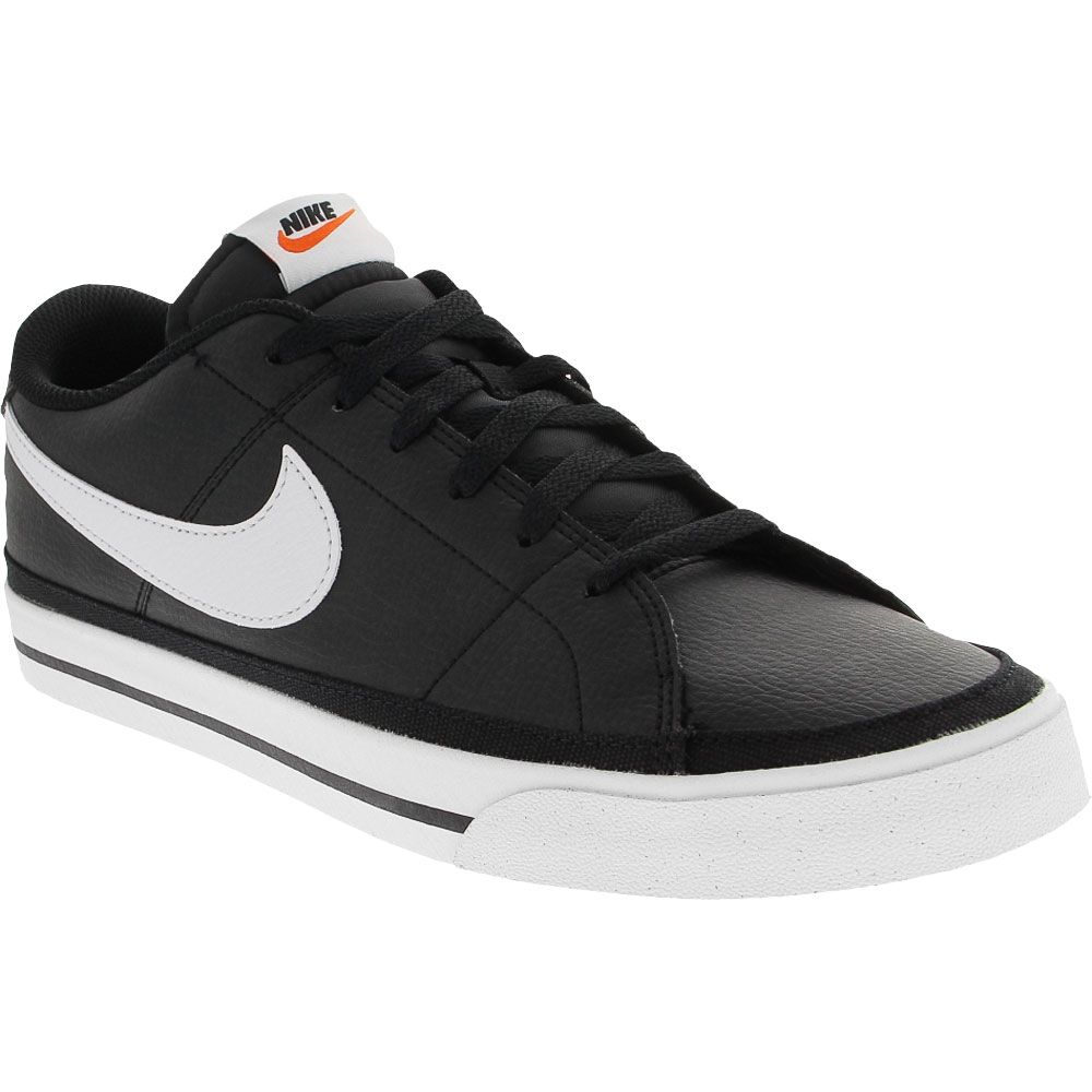 Nike Court Legacy Skate Shoes - Mens Black Black White
