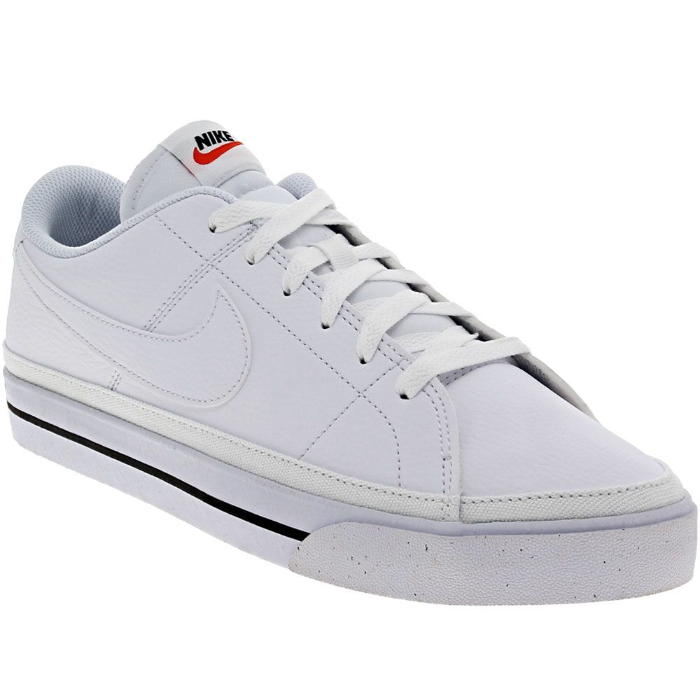 Nike Court Legacy Skate Shoes - Mens White Black