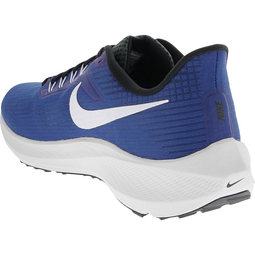 Nike Air Zoom Pegasus 39 Running Shoes - Mens Racer Blue Black White Back View