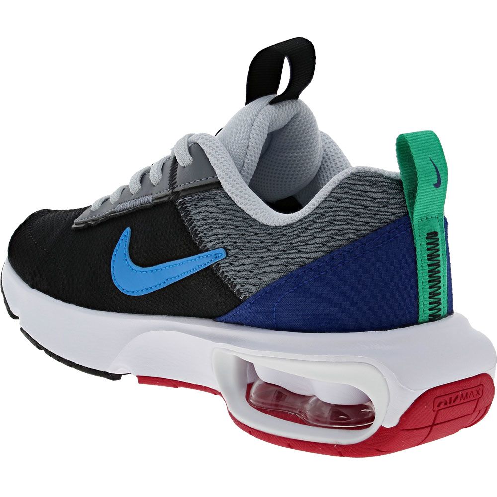 Nike Air Max Intrlk Lite PS Kids Running Shoes Black Photo Blue Cool Grey Back View