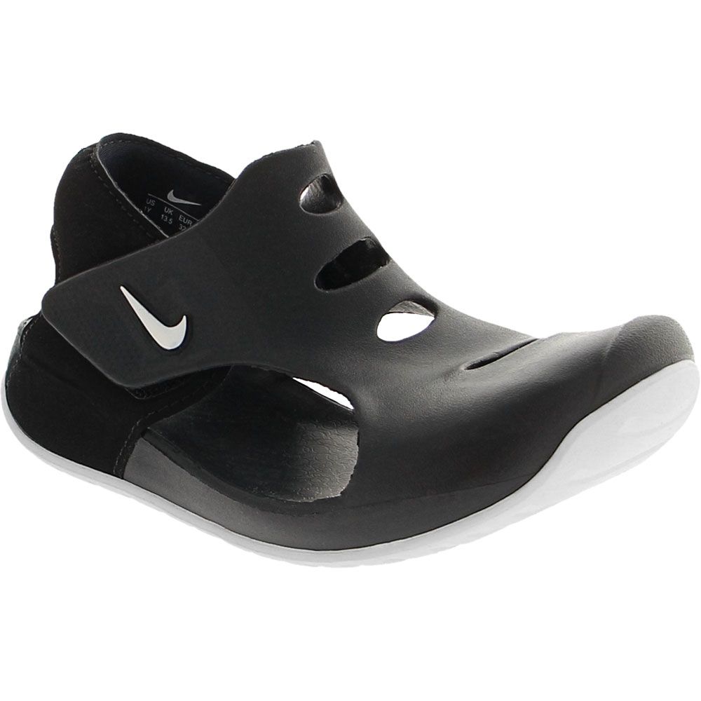 Nike Sunray Protect 3 Little Kids Water Sandals Black Black White