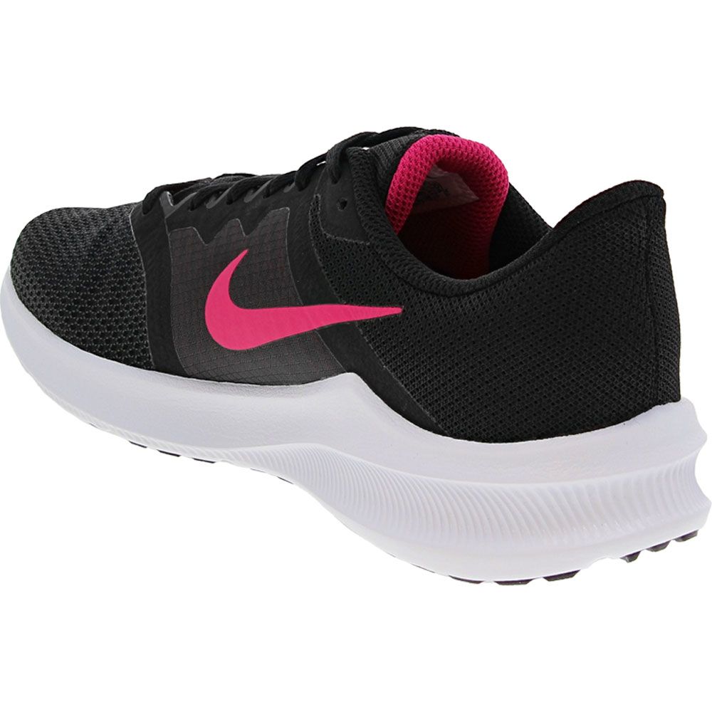 Nike Downshifter 11 Running Shoes - Womens Black Fireberry Back View