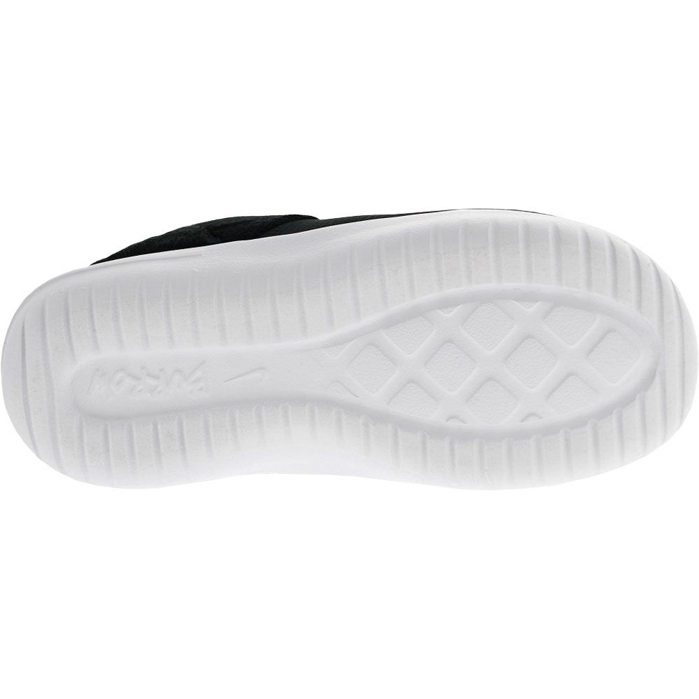 Nike Burrow Slippers - Womens Black Black White Sole View