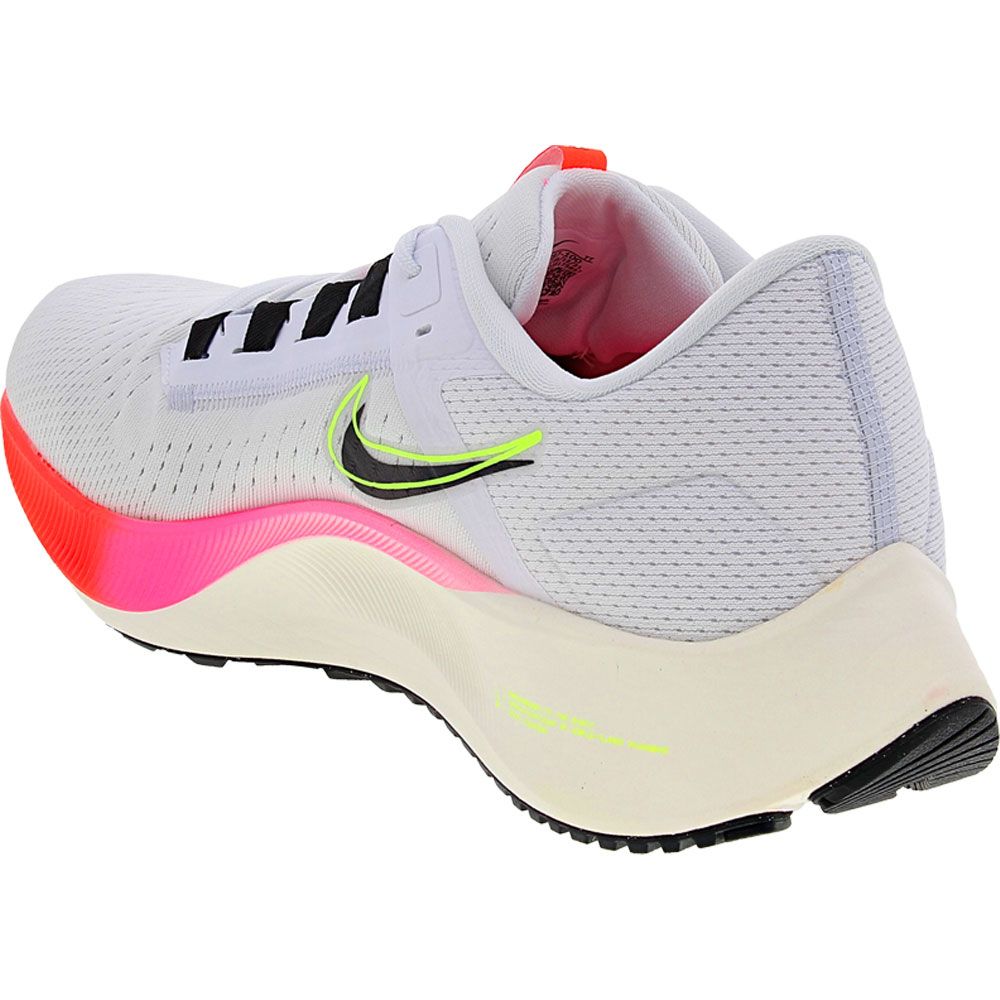 Nike Air Zoom Pegasus 38 Mens Running Shoes White Back View