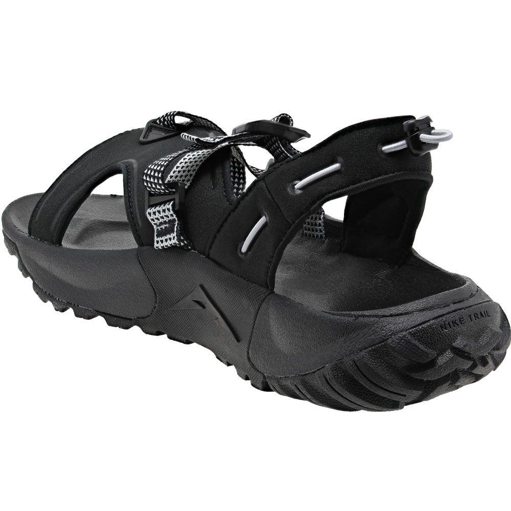 Nike Oneonta Outdoor Sandals - Mens Black Grey Platinum Back View
