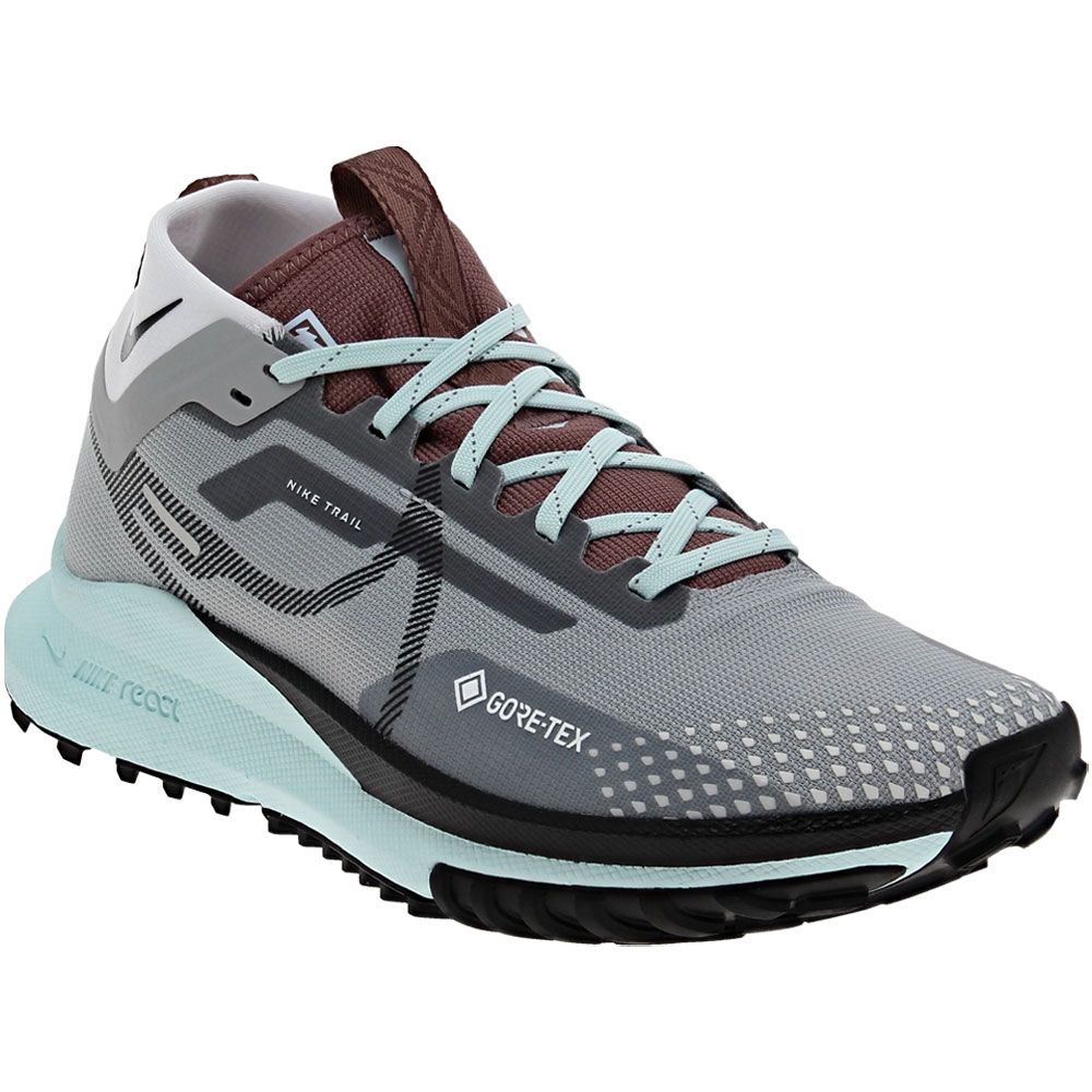 Nike React Pegasus Trail 4 GTX Trail Running Shoes - Womens Grey Glacier Blue