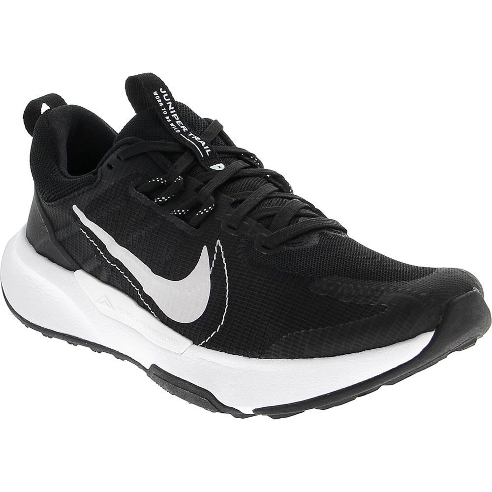Nike Juniper Trail 2 Womens Trail Running Shoes Black Black White