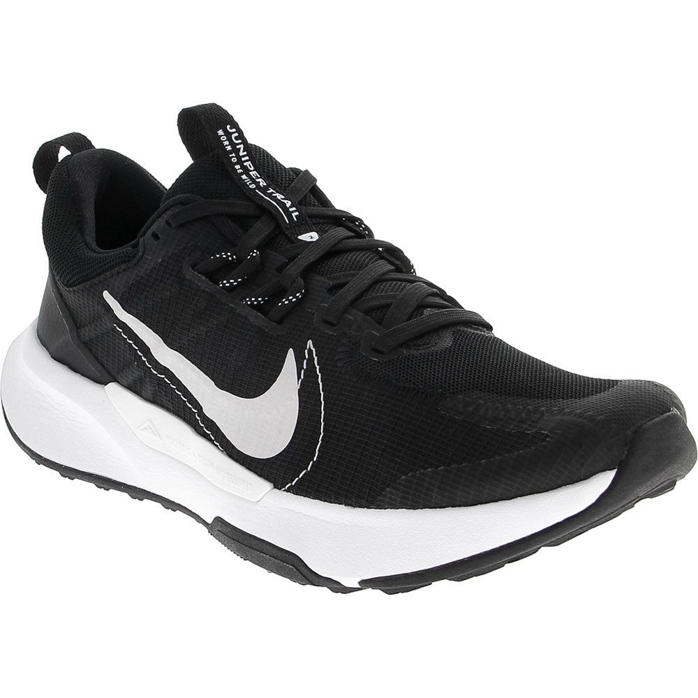 Nike Juniper Trail 2 Mens Trail Running Shoes Black Black White