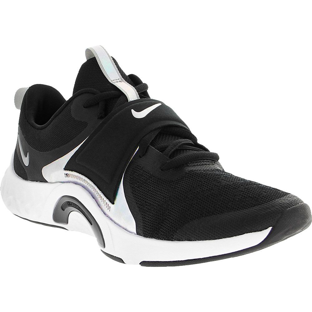 Nike Renew In Season TR 12 Premium Training Shoes - Womens Black White Silver