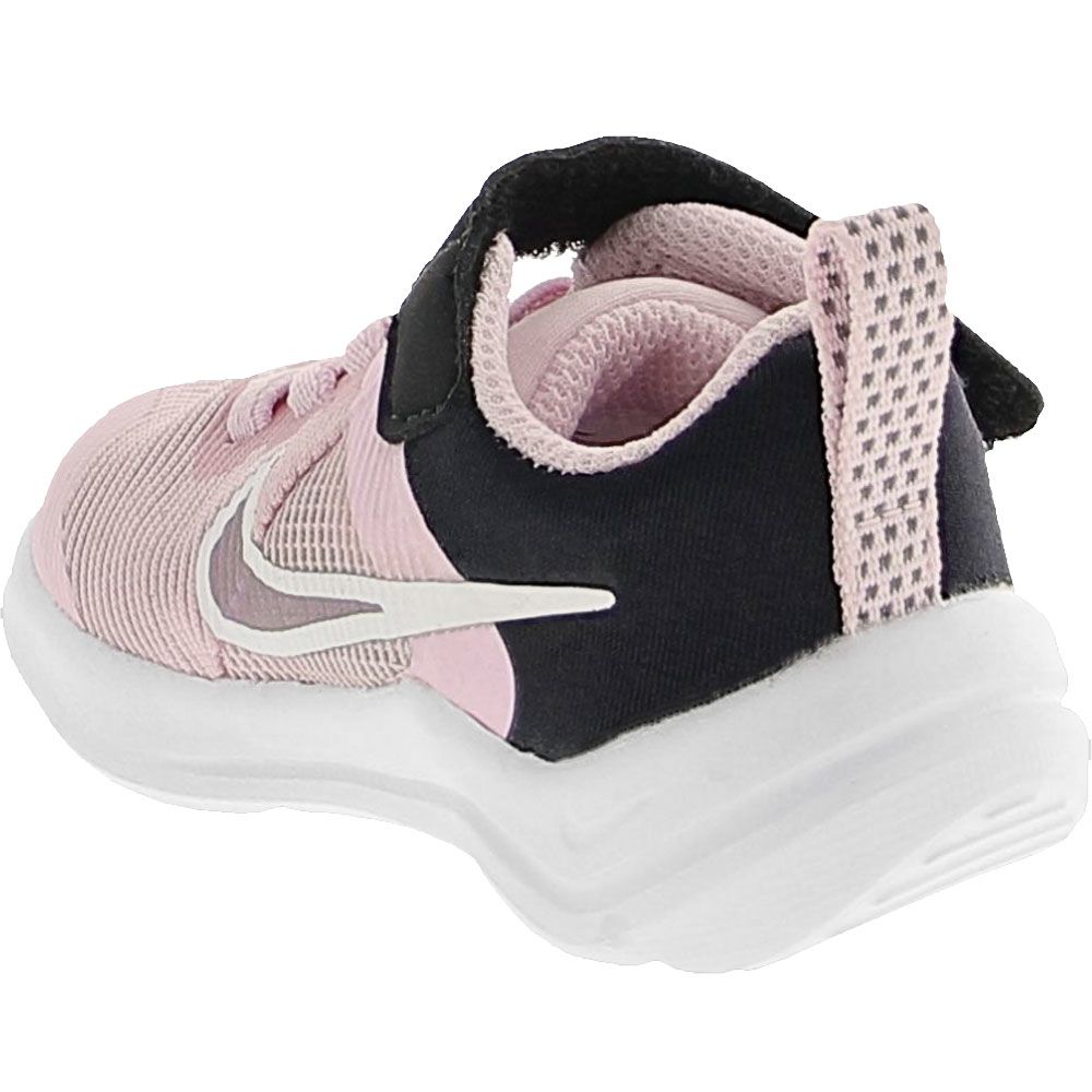 Nike Downshifter 12 Athletic Shoes - Baby Toddler Pink Foam Black Back View