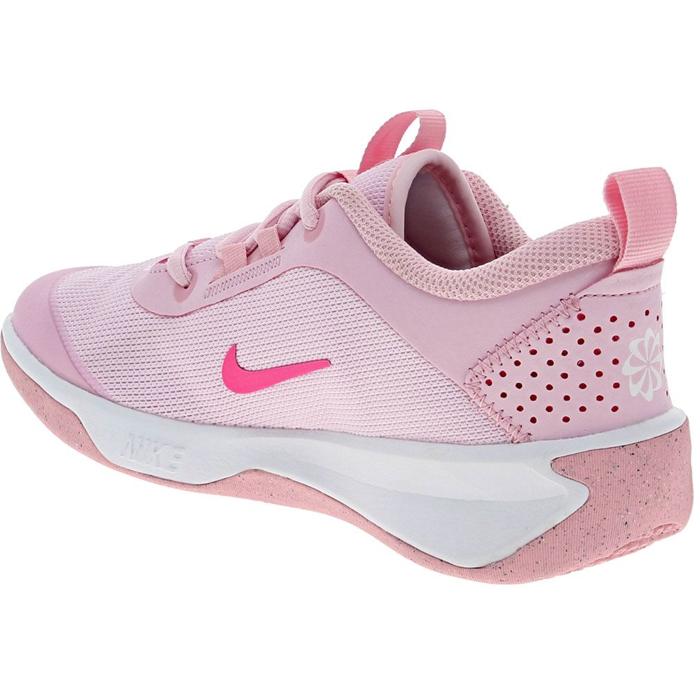 Nike Omni Multi-Court GS Training - Boys | Girls Pink Foam Hyper White Back View