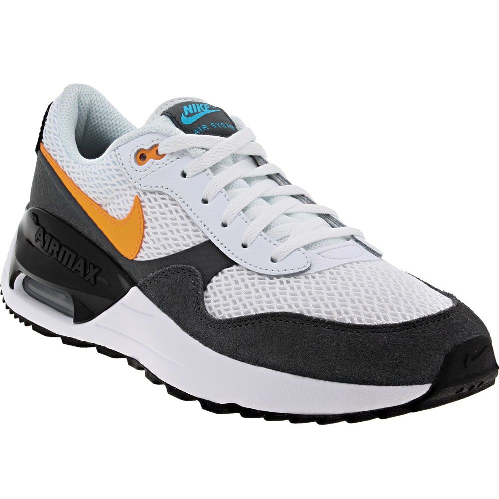 Nike Air Max Systm Running - Boys White Orange Grey