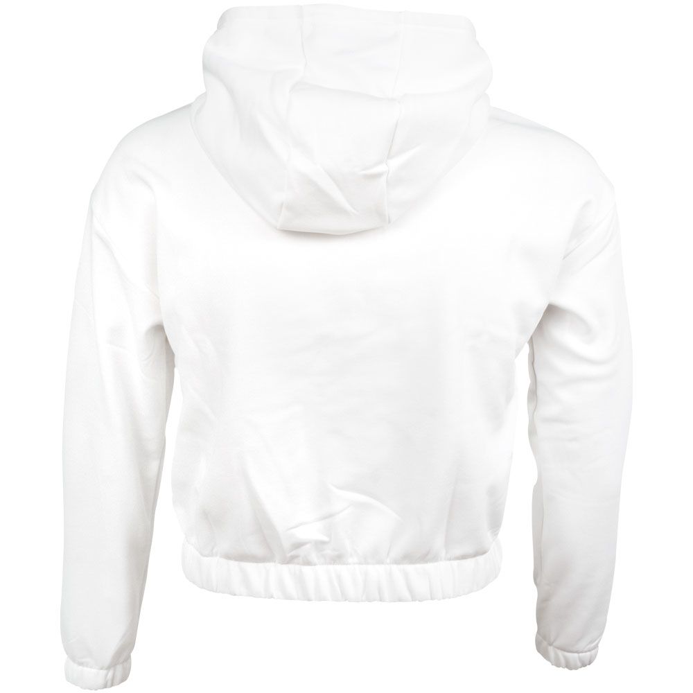 Nike Thermafit Fleece Sweatshirt -  Girls White View 2