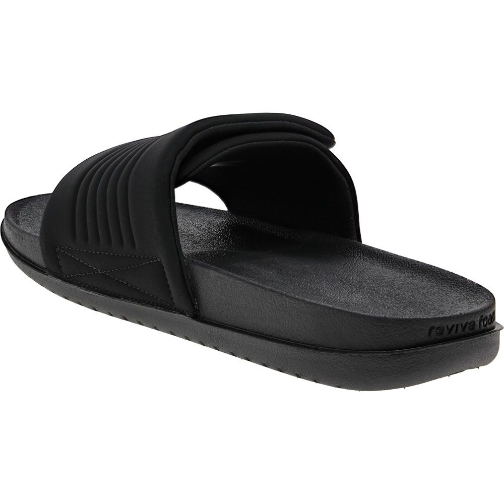 Nike Off Court Adjust Water Sandals - Mens Black Black White Back View