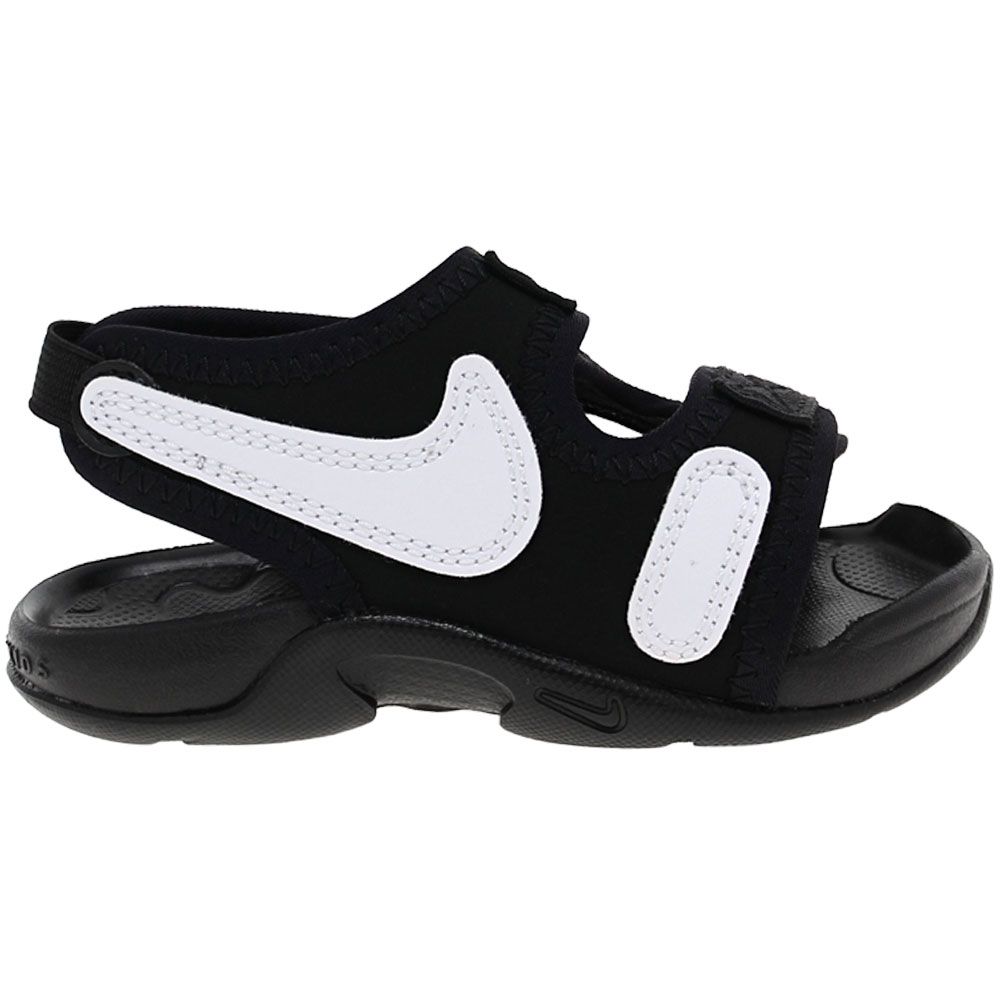 Nike Sunray Adjust 6 Inf Sandals - Baby Toddler Black White Side View