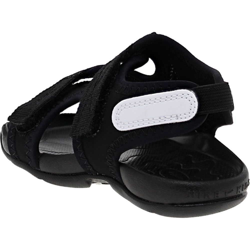Nike Sunray Adjust 6 Inf Sandals - Baby Toddler Black White Back View