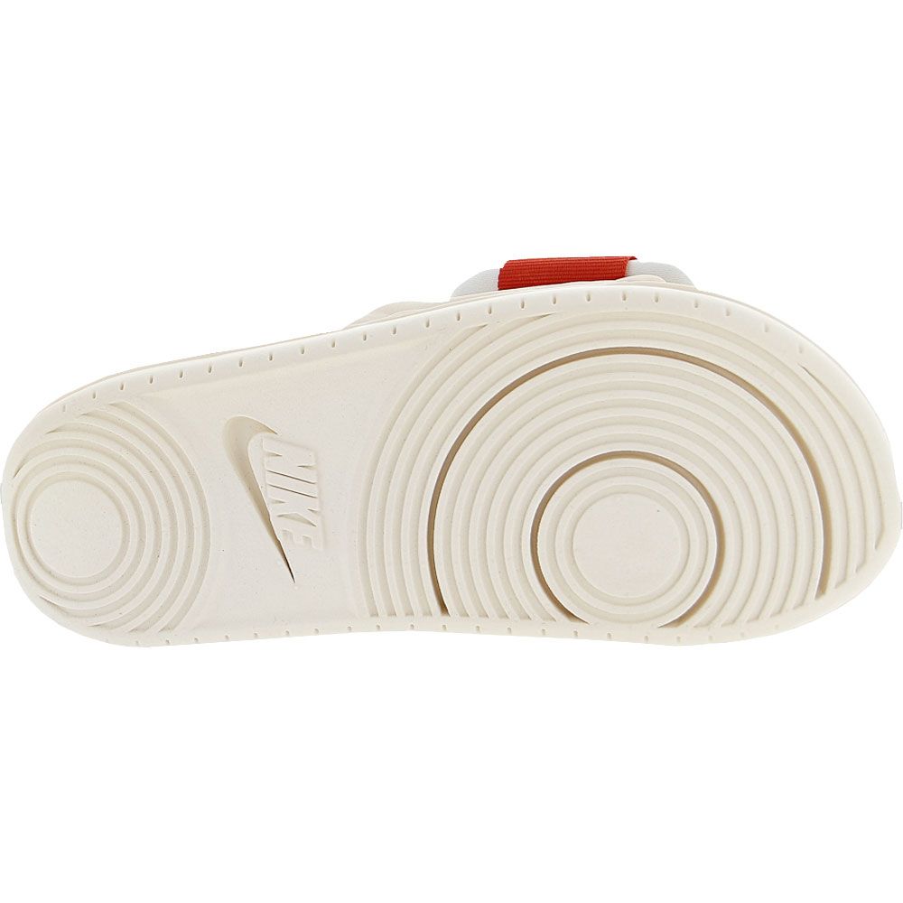Nike Offcourt Adjust Slide Sandals - Womens Sandrift Picante Red Sole View