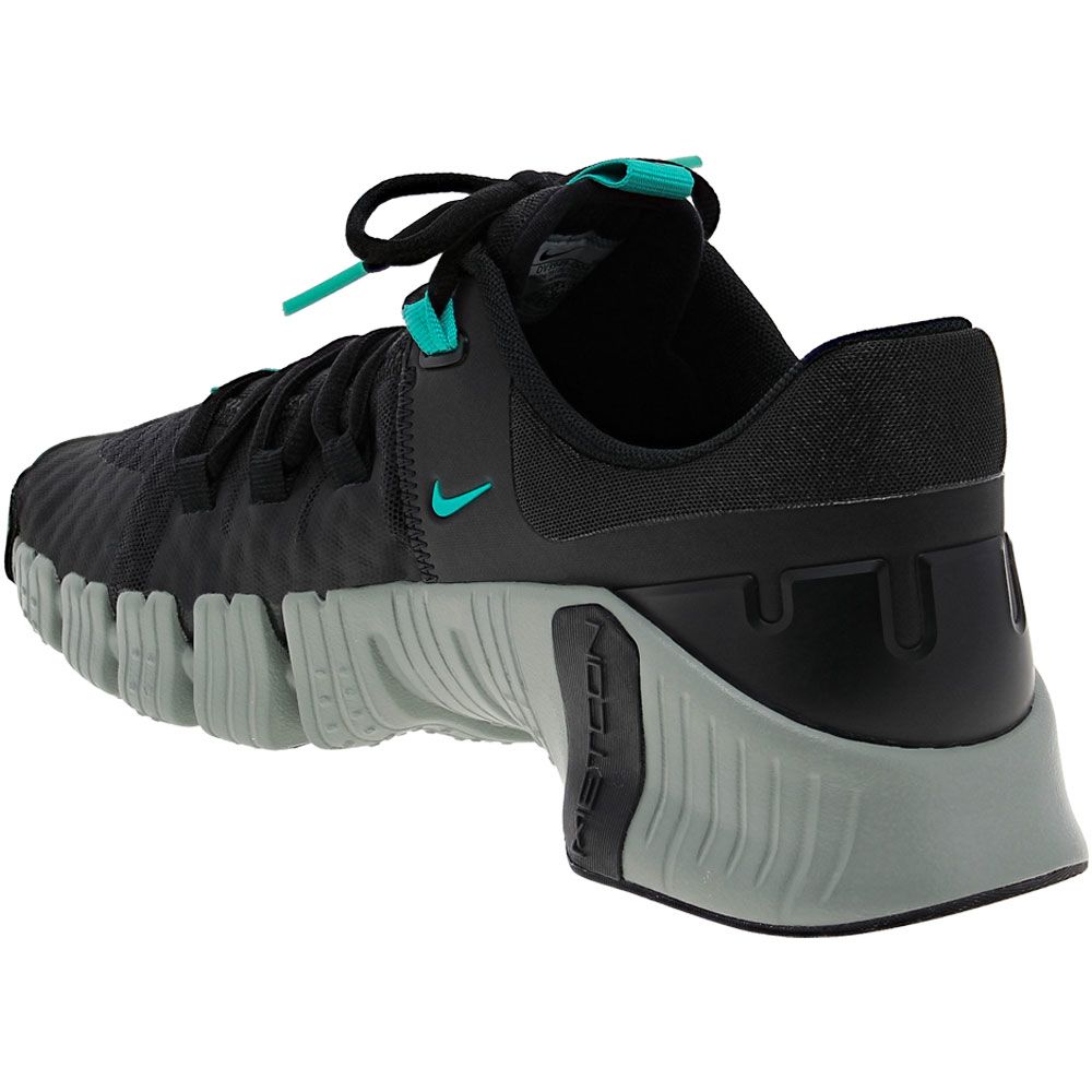 Nike Free Metcon 5 Training Shoes - Mens Black Black Blue Back View