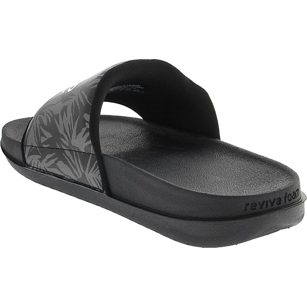 Nike Offcourt Slide Print Womens Slide Sandals Black Grey White Back View