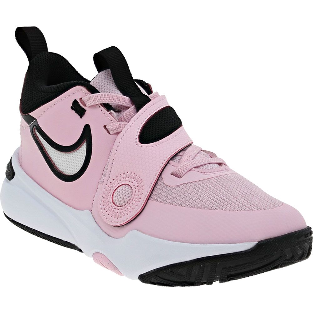 Nike Team Hustle D 11 Basketball - Boys | Girls Pink Foam Black