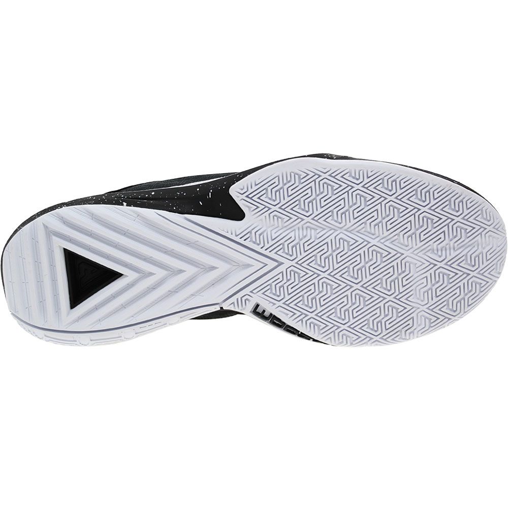 Nike Zoom Freak 5 Basketball Shoes - Mens Black Platinum White Sole View