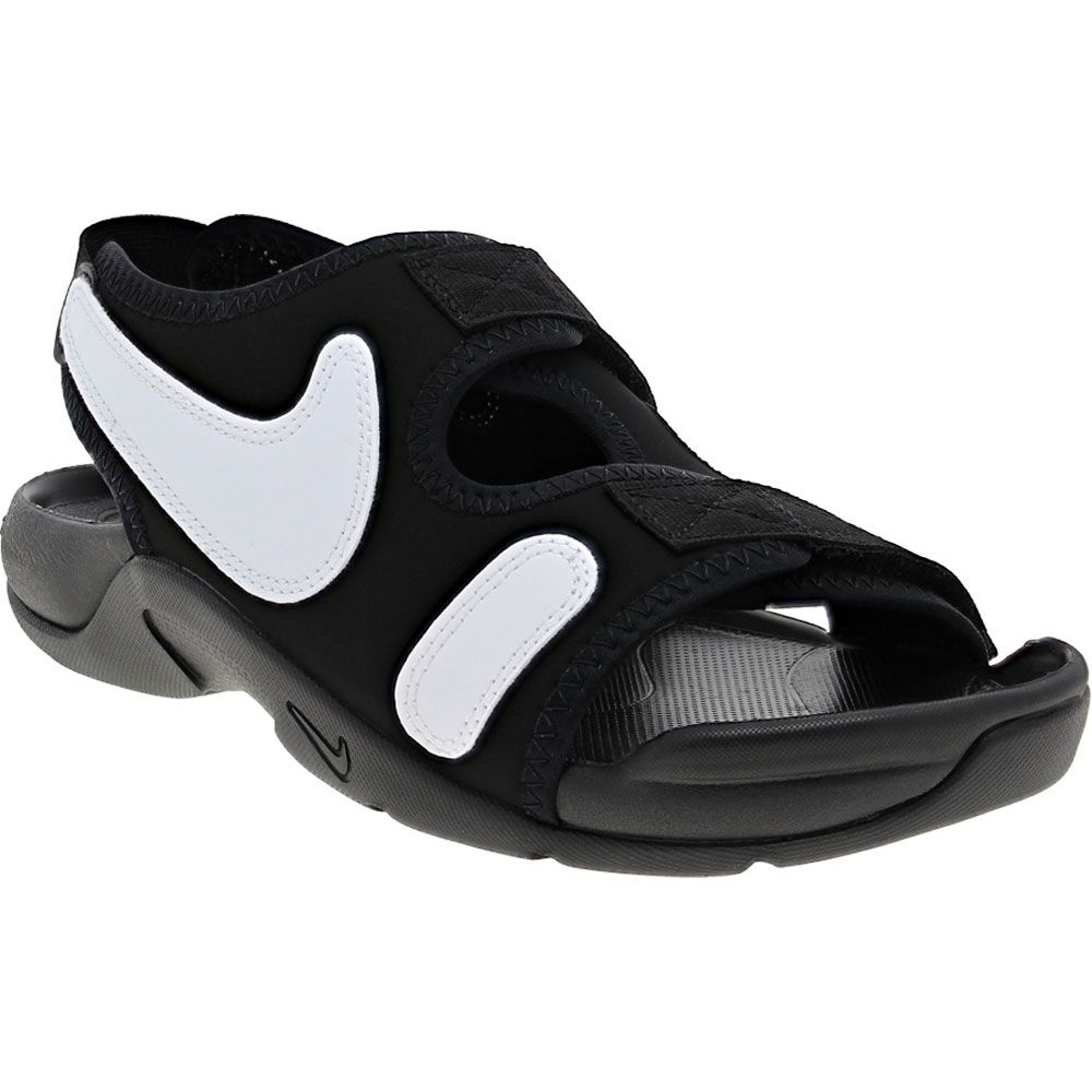 Nike Sunray Adjust 6 Gs Water Sandals - Boys Black White