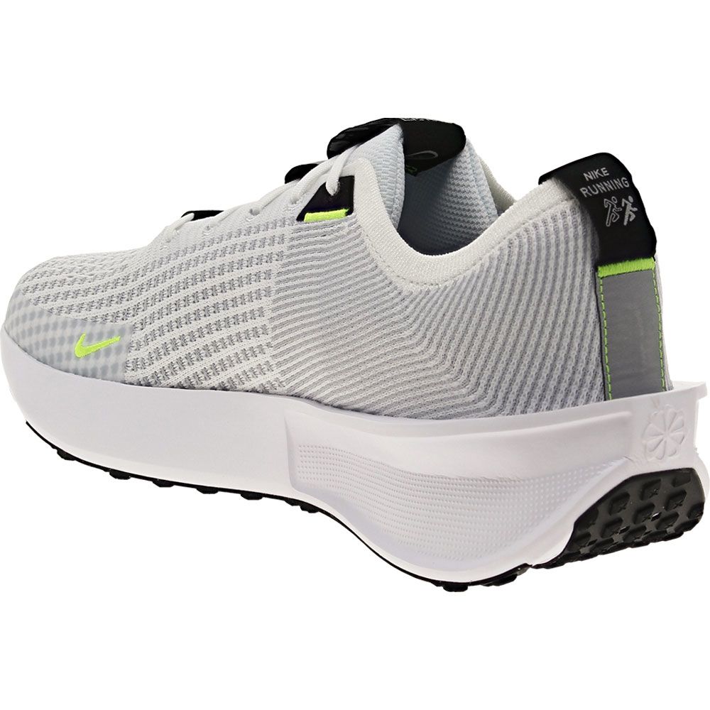 Nike Interact Run Running Shoes - Mens White Back View