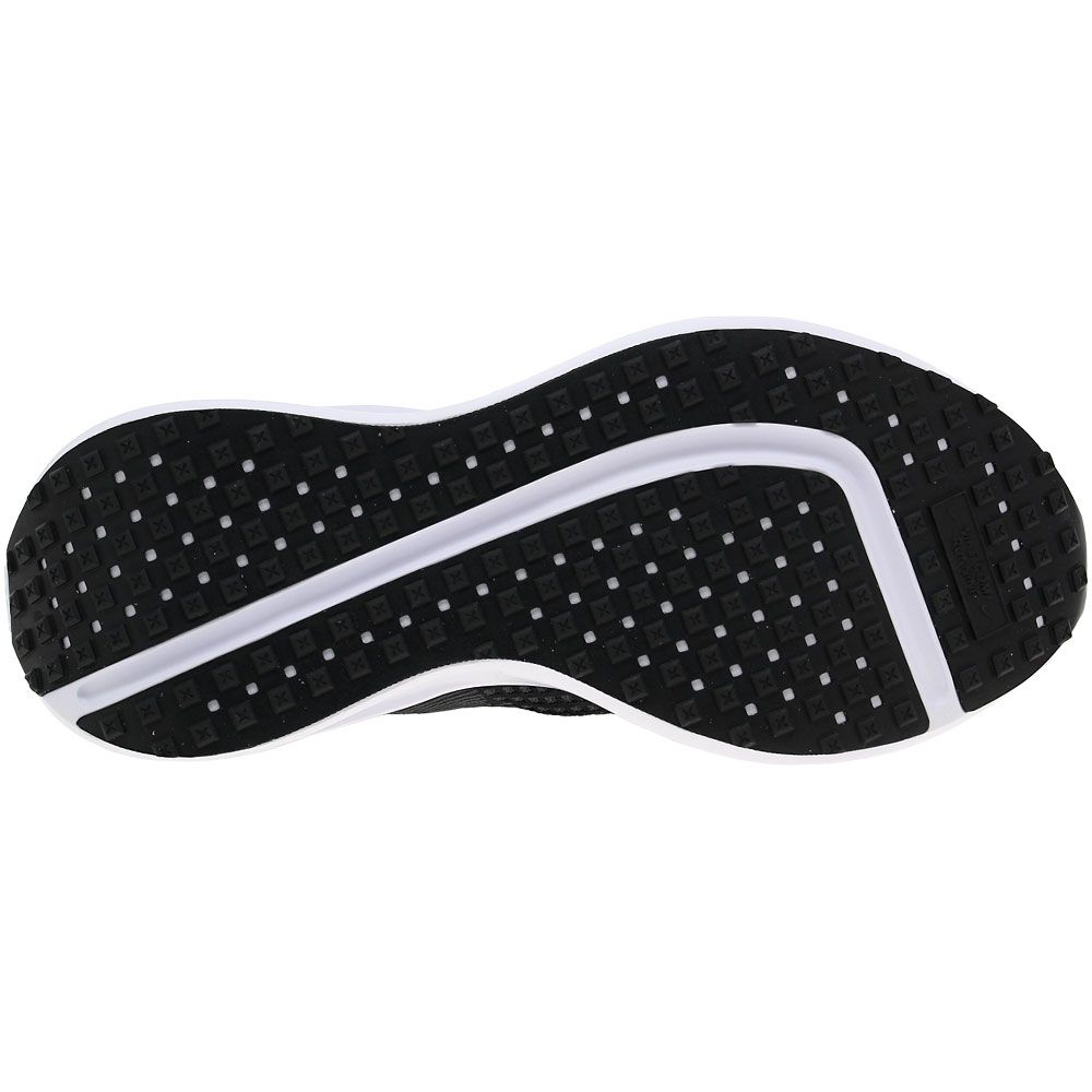Nike Interact Run Running Shoes - Womens Black Anthracite White Sole View