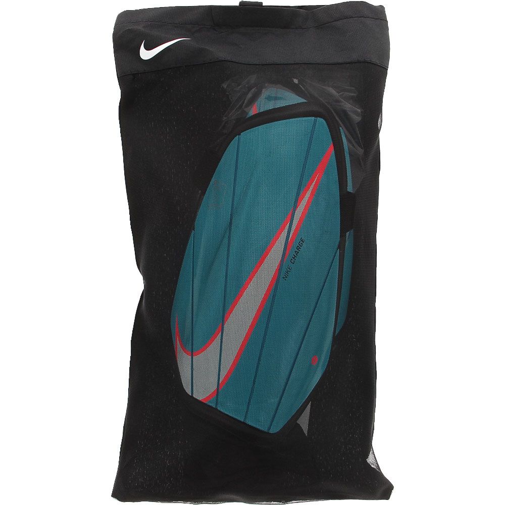 Nike Charge 2 Shin Guards Blue Black Red Grey View 3