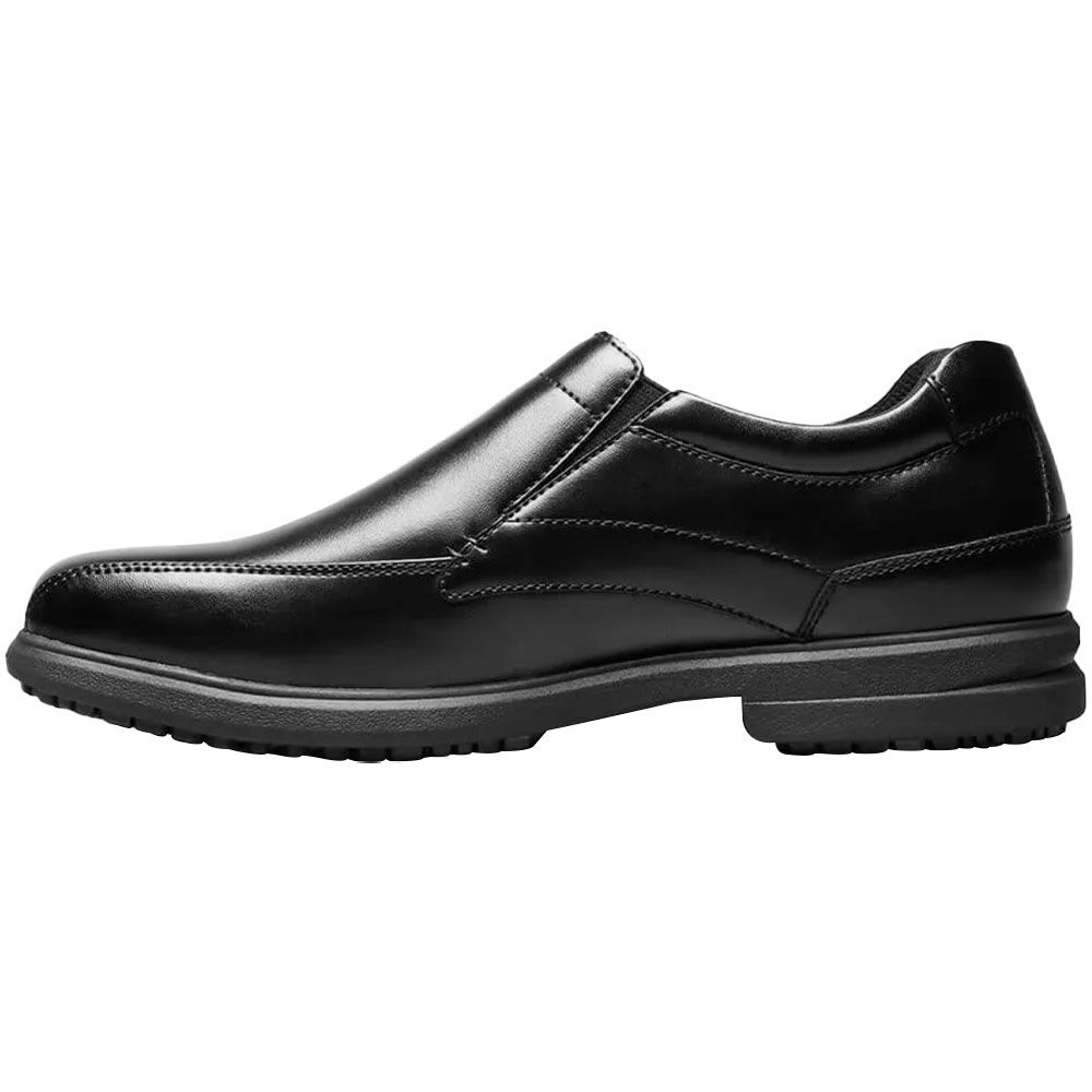 Nunn Bush Sanford Loafer Dress Shoes - Mens Black Back View
