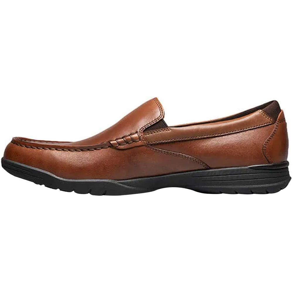Nunn Bush Sumter Slip On Casual Shoes - Mens Tan Brown Back View