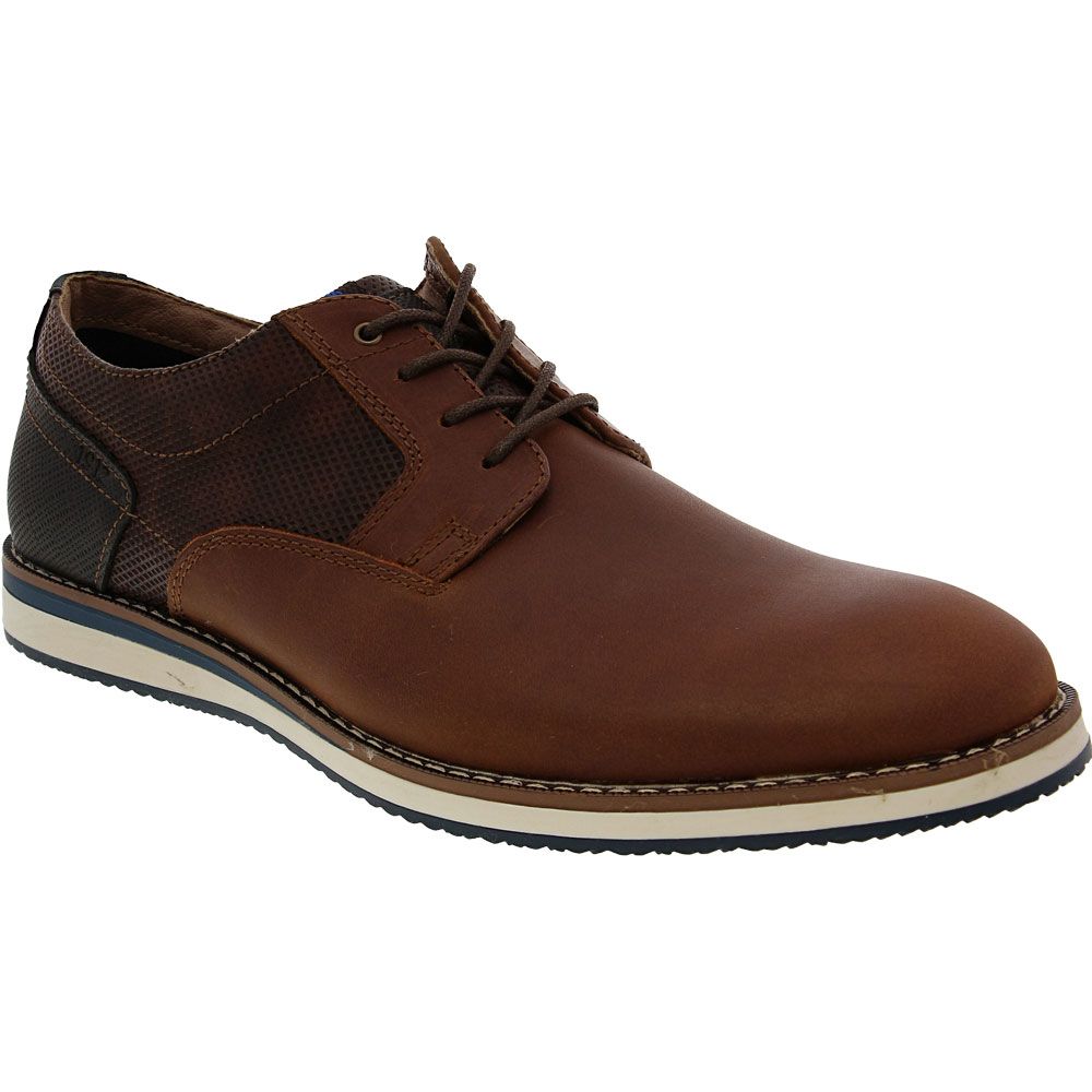 Nunn Bush Circuit Lace Up Casual Shoes - Mens Brown