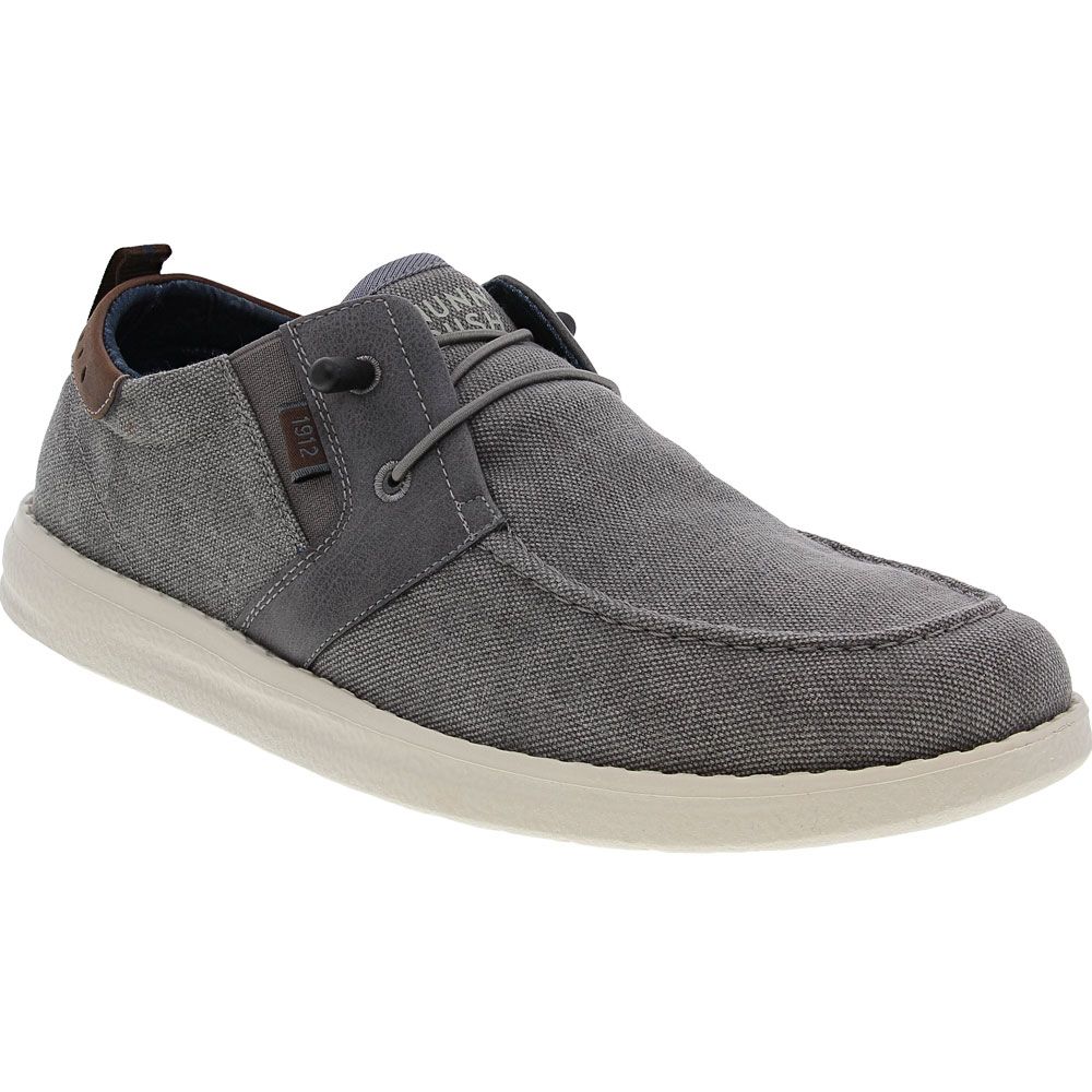 Nunn Bush Brewski Moc Toe Casual Shoes - Mens Grey