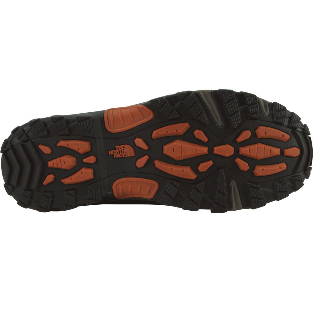 The North Face Chilkat 3 Winter Boots - Mens Mudpack Brown Bombay Orange Sole View