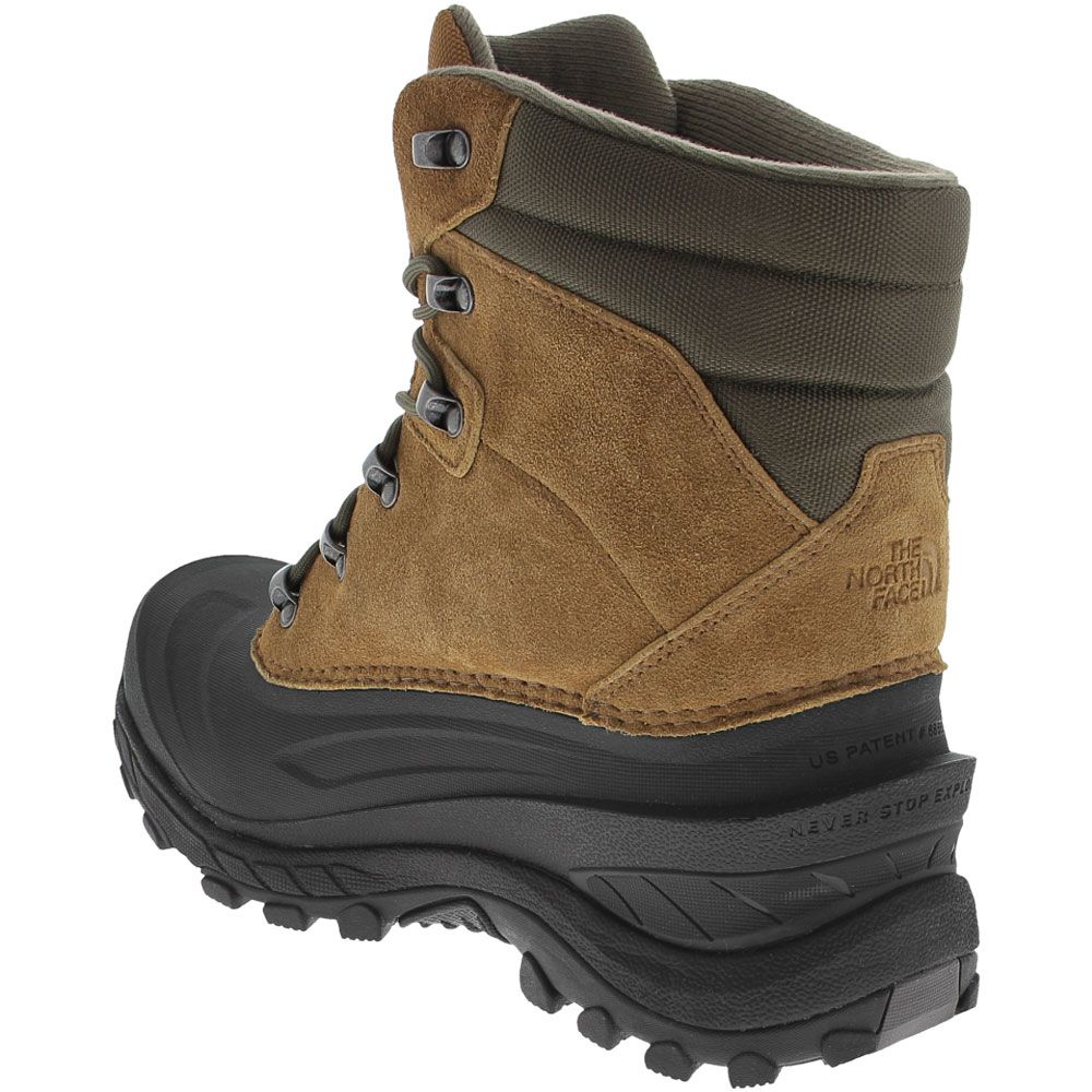 The North Face Chilkats 4 Winter Boots - Mens Utility Brown New Taupe Green Back View