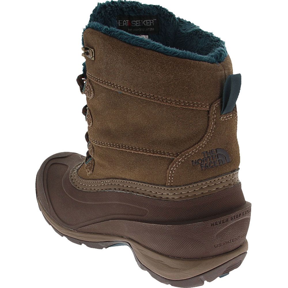 The North Face Chilkats 3 Winter Boots - Womens Brown Back View