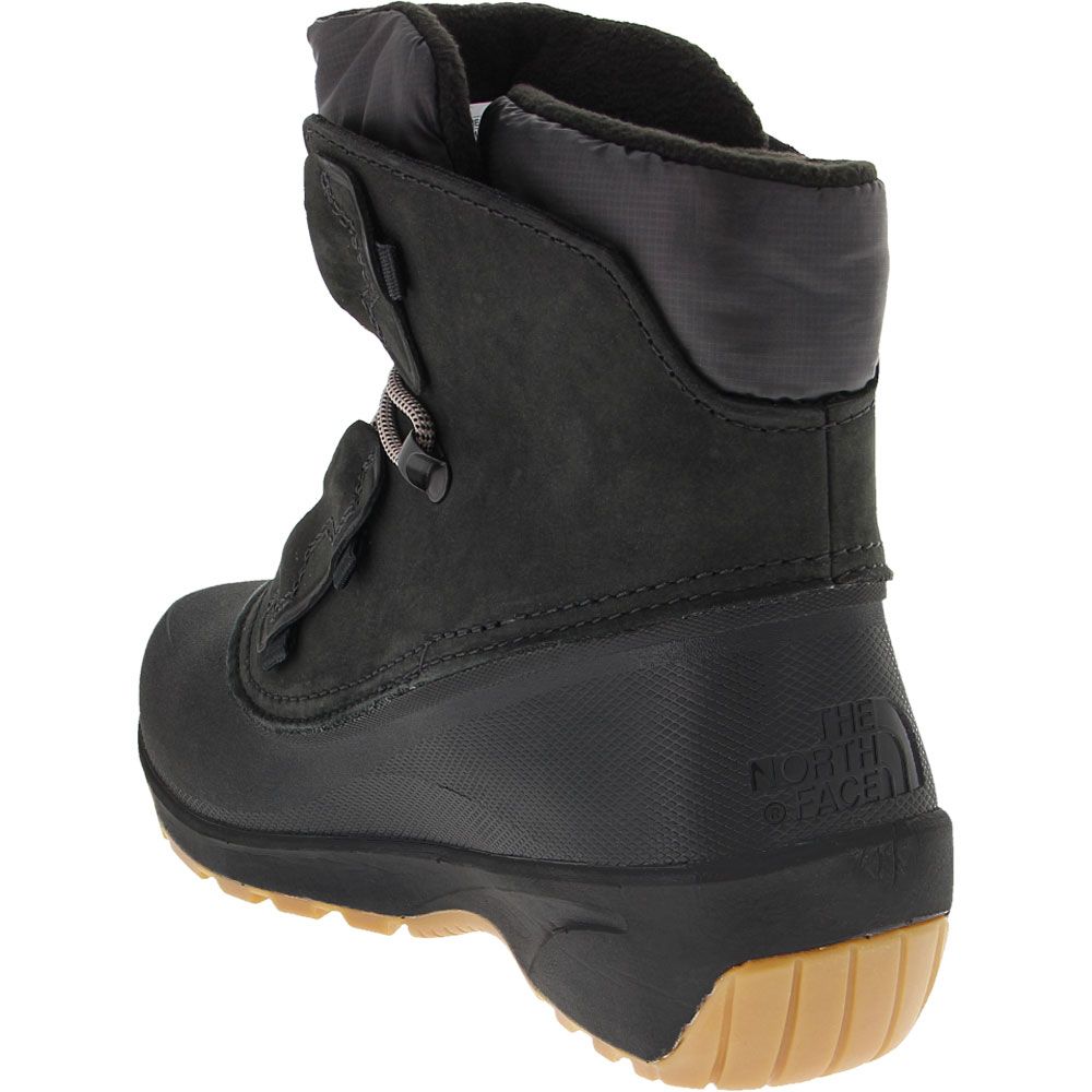 The North Face Shellista 4 Short Wp Winter Boots - Womens Black Back View