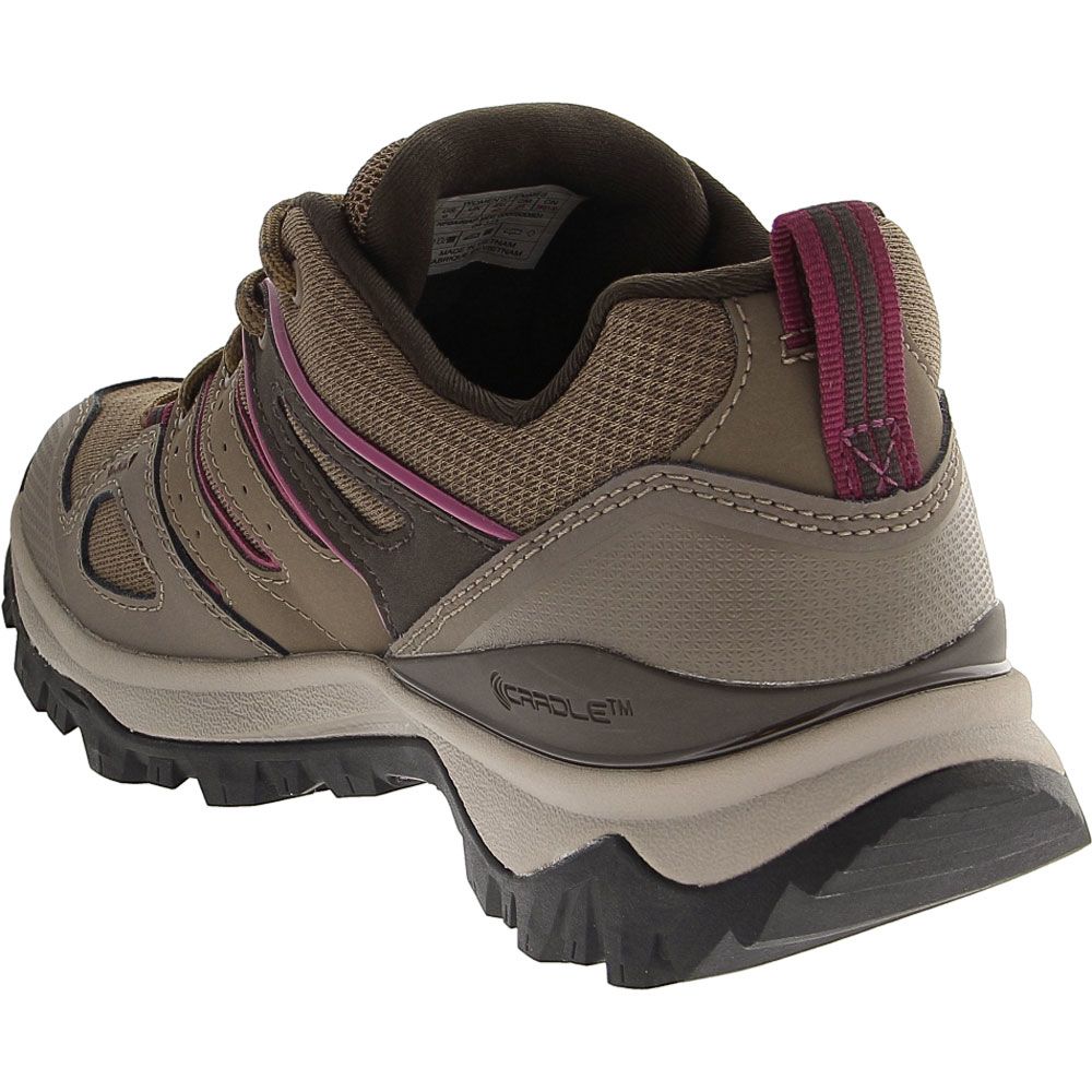 The North Face Hedgehog Fastpack 2 Waterproof Womens Hiking Shoes Brown Back View