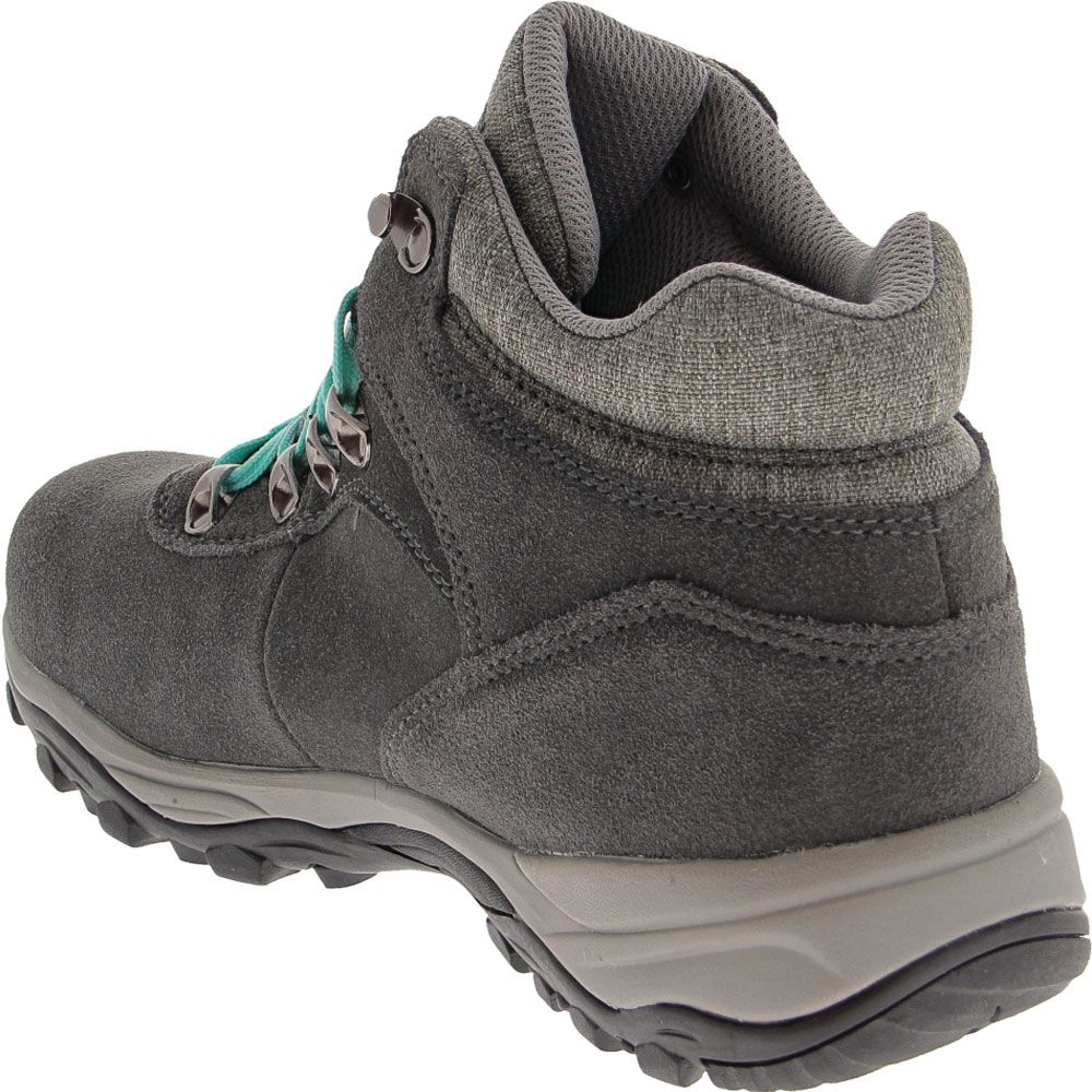 Northside Apex Trek Wp Hiking Boots - Womens Grey Aqua Back View