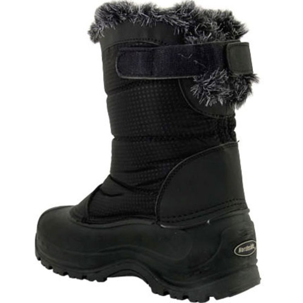 Northside Saint Helens Winter Boots - Womens Black Back View